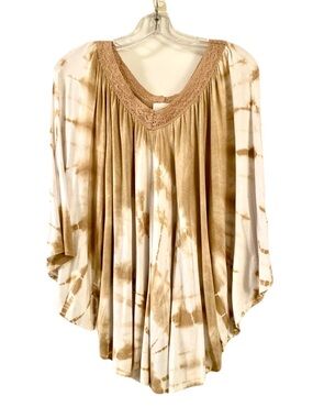 Chico's Tie-Dye Ease Debbie tunic top